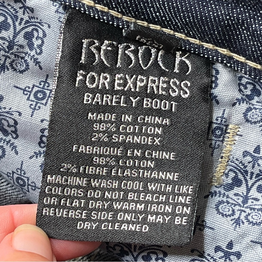 Re Rock Los Angeles For Express Barely Boot Jeans - image 8